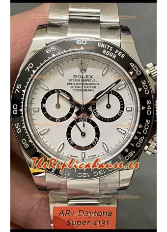 Rolex Cosmograph Daytona M126500LN Dial Blanco Movimiento Original Cal.4131 - Reloj Acero 904L