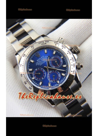 Rolex Daytona Movimiento Japonés Reloj Réplica en Dial Azul 