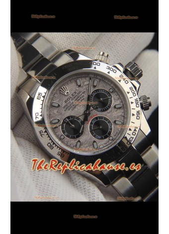 Rolex Daytona Movimiento Japonés Reloj Réplica en Dial Patrón Meteorito