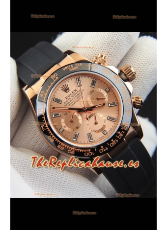 Rolex Daytona Movimiento Japonés Caja de Oro Reloj Réplica en Dial Champange 