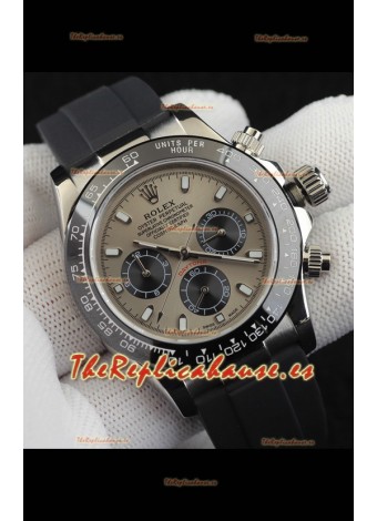 Rolex Daytona Movimiento Japonés Caja Acero Reloj Réplica en Dial Gris