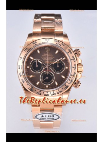 Rolex Cosmograph Daytona M116505-0013 Oro Rosado Movimiento Original Cal.4130 - Reloj Acero 904L