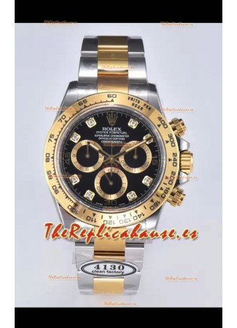 Rolex Cosmograph Daytona M116503-0011 Oro Amarillo Dos Tonos Movimiento Original Cal.4130 - Reloj Acero 904L