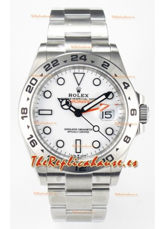 Rolex Explorer II Super Clone M216570-002 Reloj Réplica Espejo 1:1 - Dial Blanco CAL. 3285 Movement