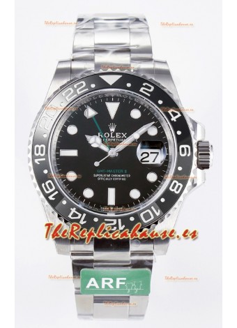 Rolex GMT Masters II Super Clone 126710GRNR "Bruce Wayne" Acero 904L Correa Oyster Reloj Réplica Suizo