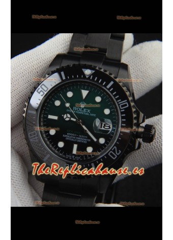 Rolex Sea Dweller Movimiento Japonés Reloj Réplica Dial Verde 43MM