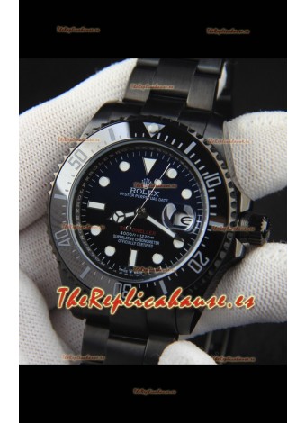 Rolex Sea Dweller Movimiento Japonés Reloj Réplica Dial Azul 43MM