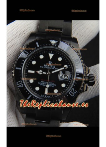 Rolex Sea Dweller Movimiento Japonés Reloj Réplica Dial Negro 43MM