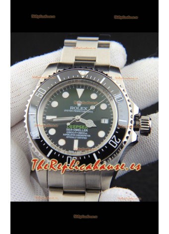 Rolex Sea Dweller Movimiento Japonés Reloj Réplica Dial Negro 44MM