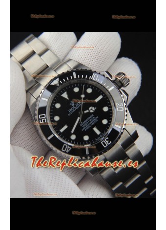 Rolex Submariner No-Date Reloj Réplica Japonés Dial Acero 904L Negro
