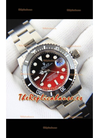 Rolex Submariner Reloj Réplica Japonés Acero 904L Dial Degradado
