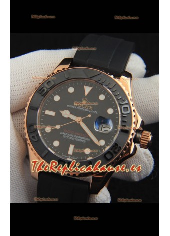 Rolex Yachtmaster Everrose Gold Japanese Reloj Réplica- 42MM