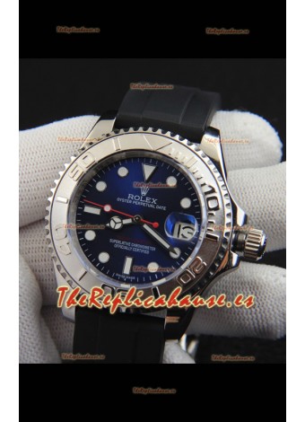 Rolex Yachtmaster Acero Inoxidable Japones Reloj Réplica- 40MM Dial Azul