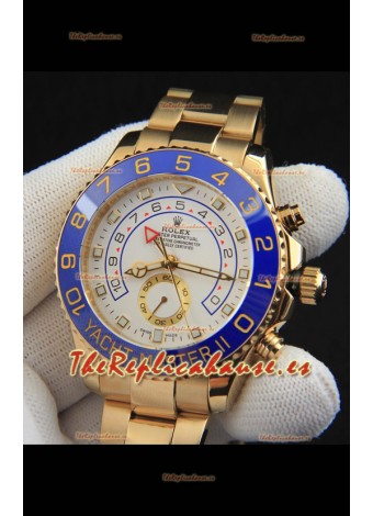 Rolex Yachtmater II Movimiento Japonés Reloj Réplica44M Oro Amarillo
