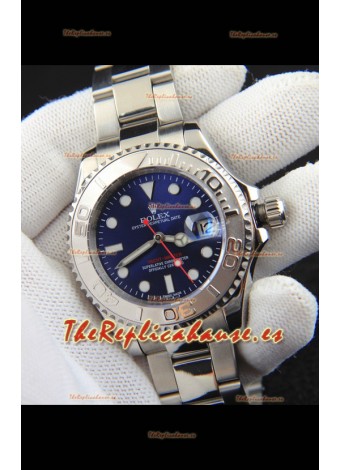 Rolex Yachtmaster Acero Inoxidable Japonés Reloj Réplica- 40MM - Dial Azul