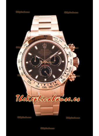 Rolex Daytona 116505 Oro Rosado Original Movimiento Cal.4130 - Reloj de Acero 904L a Espejo 1:1