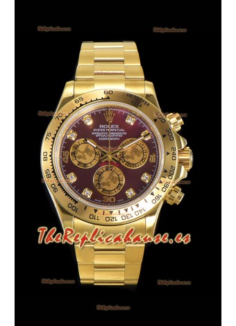 Rolex Daytona Oro Movimiento Original Cal.4130 - Reloj en Acero 904L a Espejo 1:1