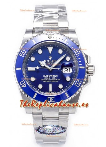 Rolex Submariner Super Clone 40MM Chapado Oro Blanco 116619LB - Reloj Replica Espejo 1:1