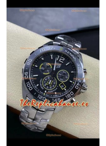 Tag Heuer F1 Edition Reloj Cuarzo Suizo en Dial Gris Caja Acero Inoxidable
