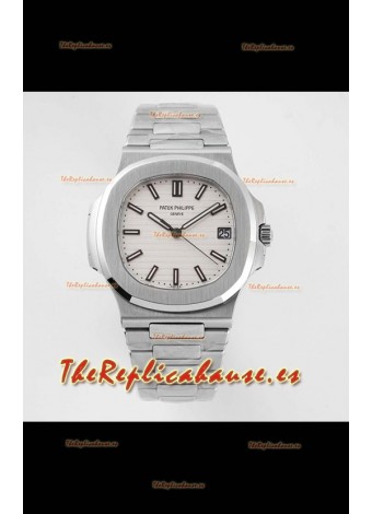 Patek Philippe Nautilus 5711/1A-011 Reloj Réplica Suizo a Espejo 1:1 Dial Blanco Acero 904L