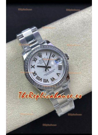 Rolex Datejust 278384 31MM Reloj Réplica Suizo en Acero 904L Dial Blanco - Réplica a Espejo 1:1