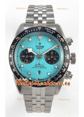 Tudor Super Clone Black Bay Reloj Cronógrafo en Dial Azul Claro