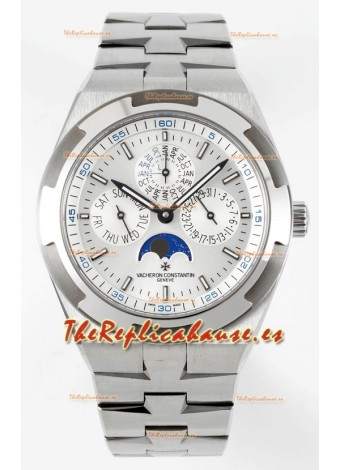 Vacheron Constantin Overseas Calendario Perpetuo Ultra-Fino Dial Acero con Correa Acero