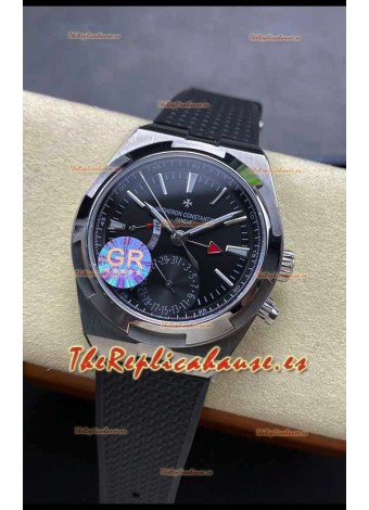 Vacheron Constantin Overseas Dual Time Acero Inoxidable  Réplica Suiza Espejo 1:1 Dial Negro
