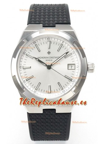 Vacheron Constantin Super Clone Overseas Edition Caja y Dial Acero en Correa de Goma