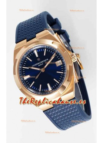 Vacheron Constantin Super Clone Overseas Edition Caja Oro Rosado Correa de Goma