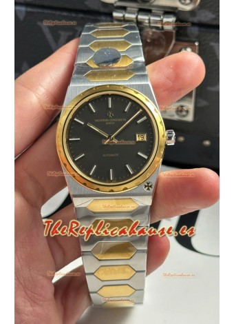 Vacheron Constantin Historiques 222 Super Clone 37MM Caja Dos Tonos Reloj en Dial Gris 