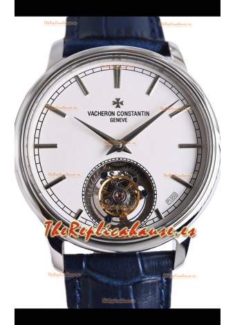Vacheron Constantin Traditionelle Swiss Tourbillon Caja Acero Reloj Réplica Espejo 1:1 