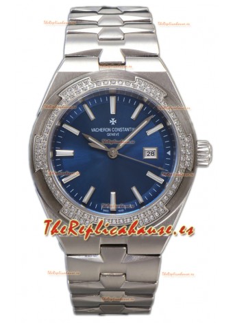 Vacheron Constantin Overseas Caja Acero Dial Azul 35MM Reloj Réplica Suiza 