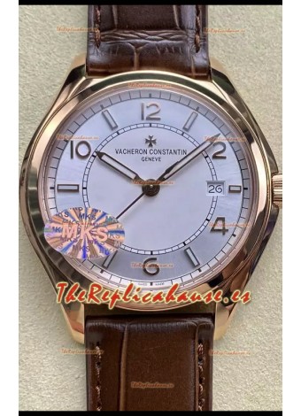 Vacheron Constantin Edición Fiftysix Acero Oro Rosado Réplica Espejo 1:1 Dial Blanco