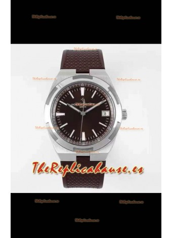 Vacheron Constantin Overseas Reloj Réplica Suizo a Espejo 1:1 Correa Marrón