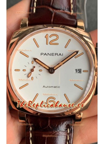 Panerai Luminor Edición DUE PAM1042 Reloj Réplica Suizo a espejo 1:1 Caja en Oro Rosado 42MM