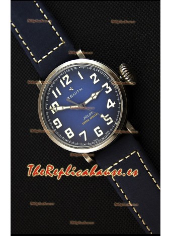 Zenith Pilot Type 20 Extra Especial Reloj Réplica Suizo con Dial en Azul 40MM