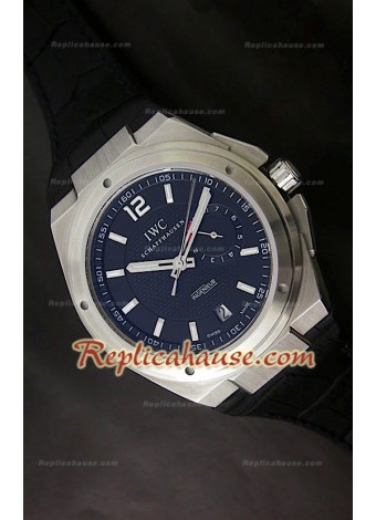 IWC engenieur Reserva de Batería Reproducción Reloj Suizo con Esfera de color Negro 