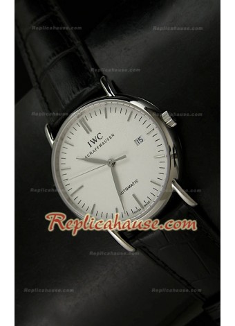 IWC Portofeno ETA 2892R eproducción Reloj Suizo en Acero Inoxidable 