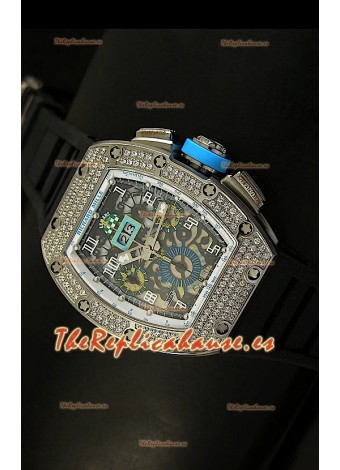 Richard Mille Edición Felipe Massa, Reloj Réplica Suiza de Titanio