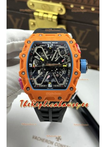 Reloj Richard Mille RM35-03 Edición Rafael Nadal, cuarzo naranja TPT Superclon