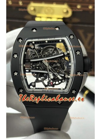 Reloj Richard Mille RM61-01 Superclon de cerámica negra, MVMNT con volante de inercia variable