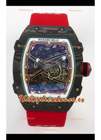 Richard Mille RM67-02 Negro NTPT 37 Gramos Movimiento clon CRMA7