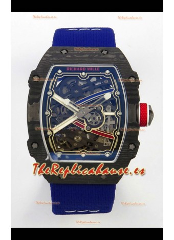 Richard Mille RM67-02 Negro NTPT 37 Gramos Movimiento clon CRMA7