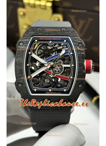 Richard Mille RM67-02 Negro NTPT 37 Gramos Movimiento clon CRMA7