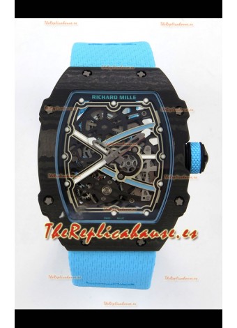 Richard Mille RM67-02 Negro NTPT 37 Gramos Movimiento clon CRMA7