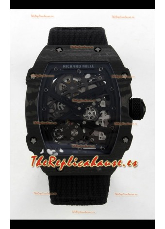 Richard Mille RM67-02 Negro NTPT 37 Gramos Movimiento clon CRMA7