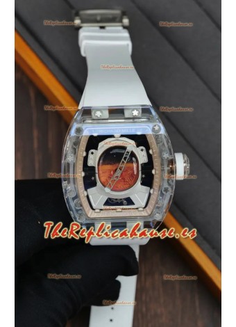 Reloj Richard Mille RM52-05 Pharrell Williams con caja de zafiros auténticos, réplica exacta de un reloj de pulsera