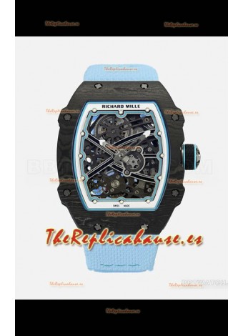 Richard Mille RM67-02 Negro NTPT 37 Gramos Movimiento clon CRMA7