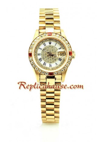 Rolex Réplica Datejust Reloj para Dama